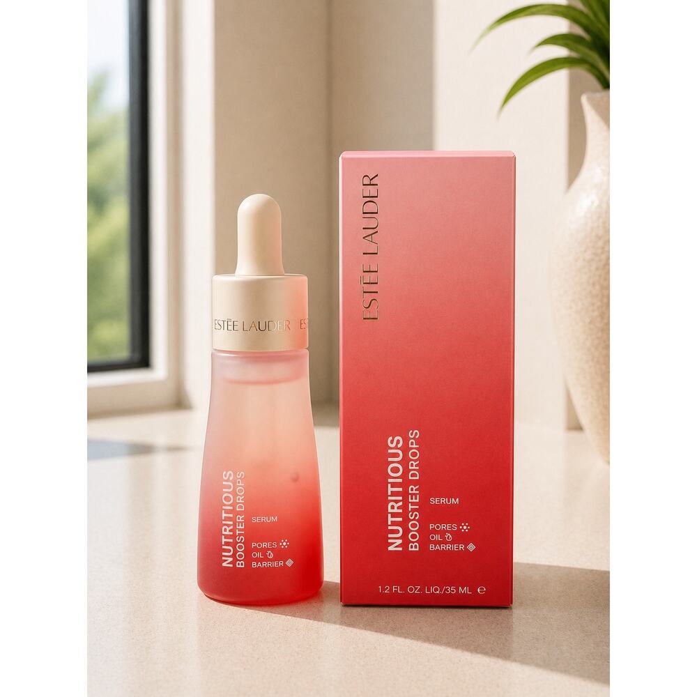 $49 New Estée Lauder Nutritious Booster Drops Serum 1.2 oz Pore Minimizing Serum